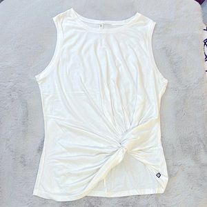 Fabletics Fitted Muscle Tank with Twist Hem